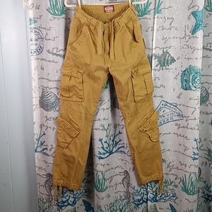 Matchstick 100% cotton twill cargo pants...size S...see description